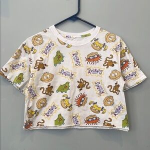 Rugrats Graphic T-Shirt - White cropped